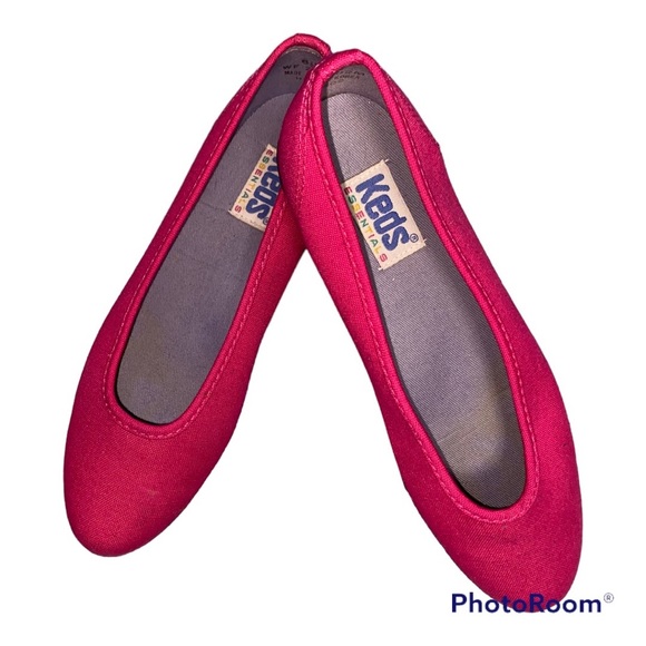 Keds Shoes Keds Essentials 8s Vintage Canvas Slipon Ballet Flats